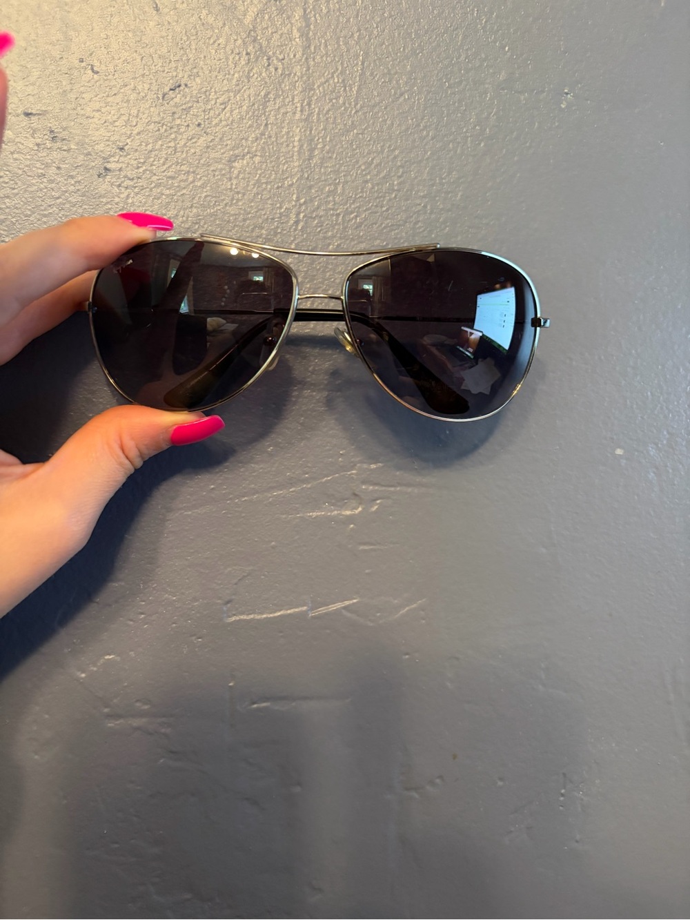 Super lightweight Ray Ban discontinued aviators sunglasses